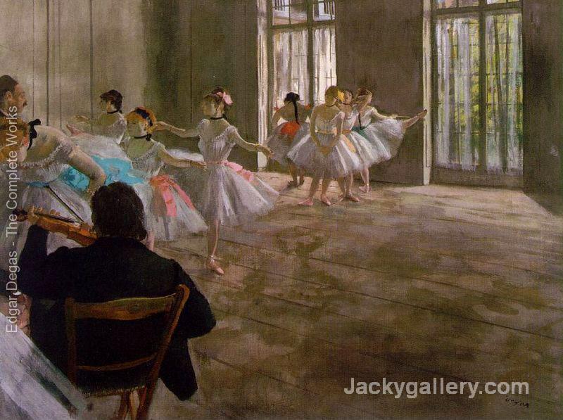Dance School by Edgar Degas paintings reproduction